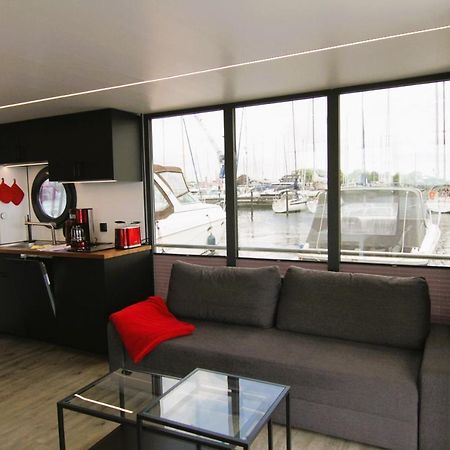 Hausboot Fjord Nordstern Mit Dachterrasse In Schleswig Hotel ภายนอก รูปภาพ