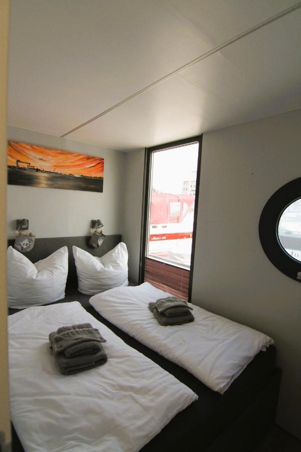Hausboot Fjord Nordstern Mit Dachterrasse In Schleswig Hotel ภายนอก รูปภาพ